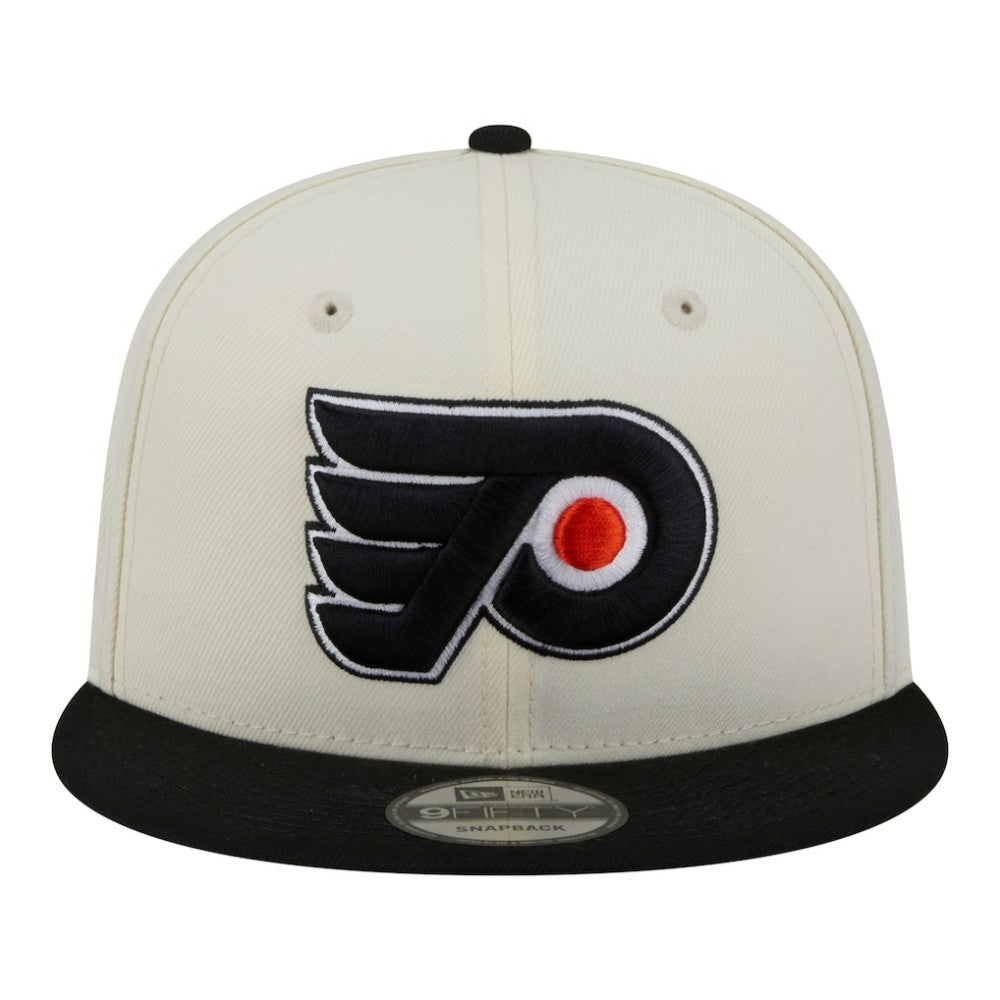 Philadelphia Flyers New Era Injection Localized Two-Tone 9FIFTY Snapback Hat - White/Black - NHL