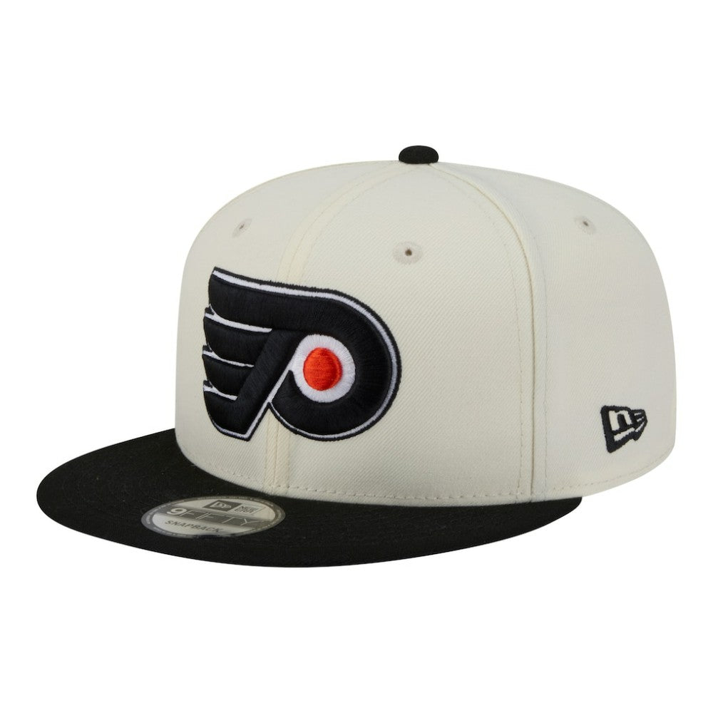 Philadelphia Flyers New Era Injection Localized Two-Tone 9FIFTY Snapback Hat - White/Black - NHL