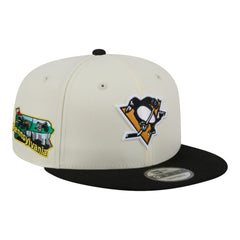 Pittsburgh Penguins New Era Injection Localized Two-Tone 9FIFTY Snapback Hat - White/Black - NHL