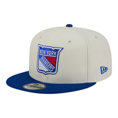 New York Rangers New Era Injection Localized Two-Tone 9FIFTY Snapback Hat - White/Blue - NHL