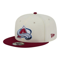 Colorado Avalanche New Era Injection Localized Two-Tone 9FIFTY Snapback Hat - White/Burgundy - NHL