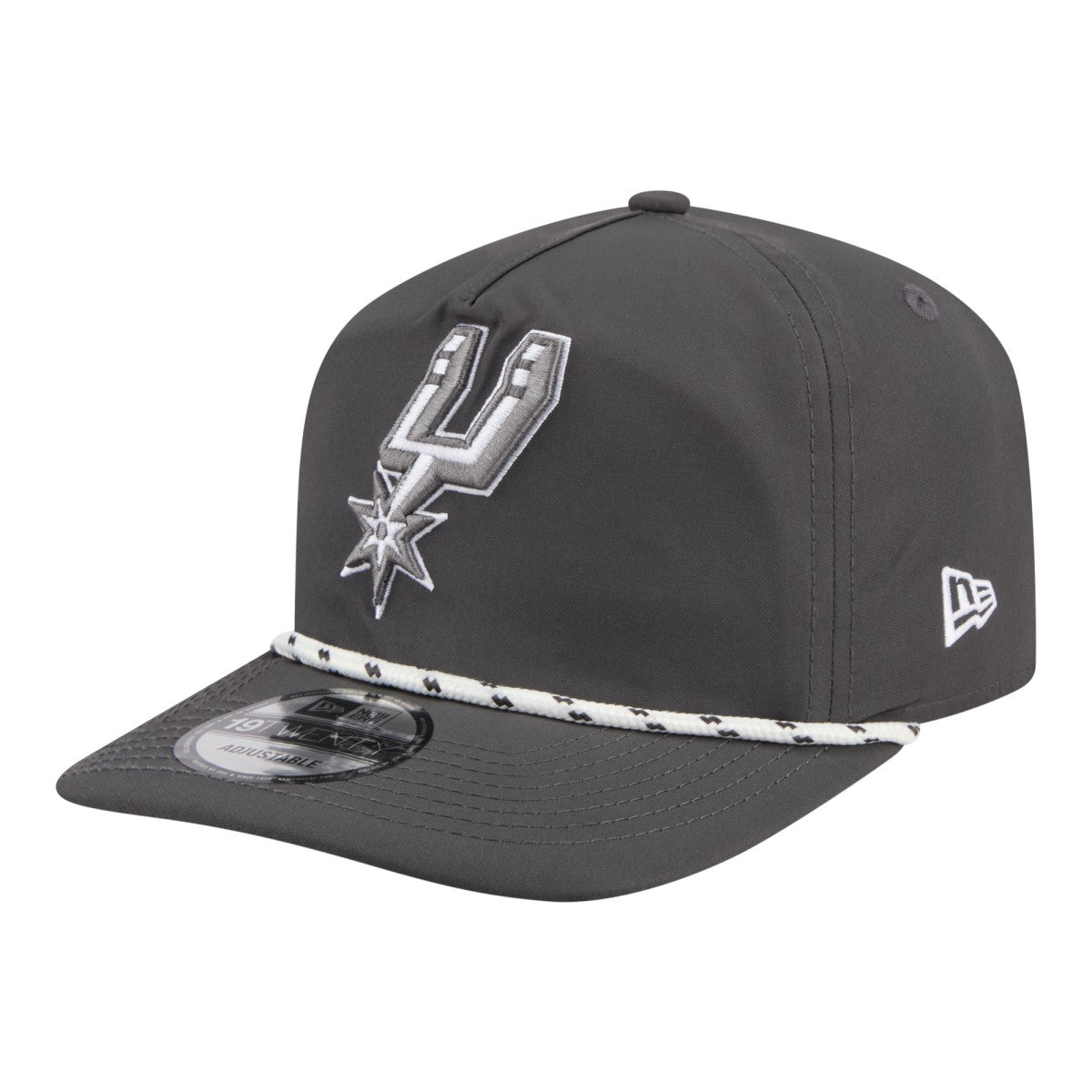 San Antonio Spurs Tonal Rope 19TWENTY Adjustable Hat Graphite - NBA