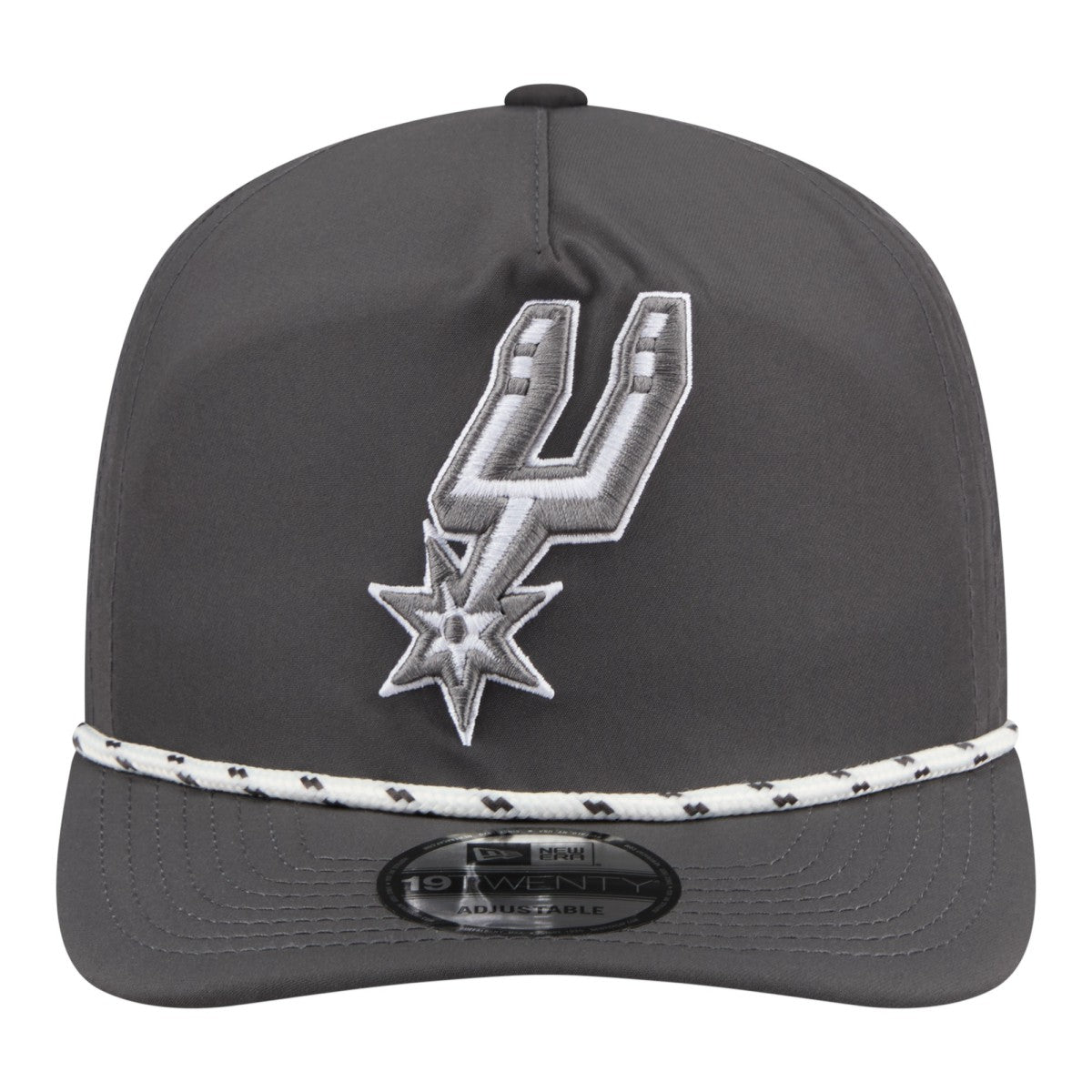 San Antonio Spurs Tonal Rope 19TWENTY Adjustable Hat Graphite - NBA