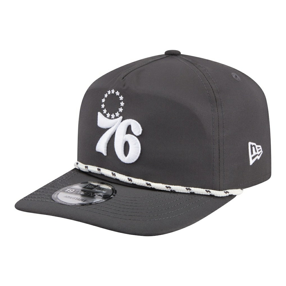 Philadelphia 76ers Tonal Rope 19TWENTY Adjustable Hat Graphite - NBA