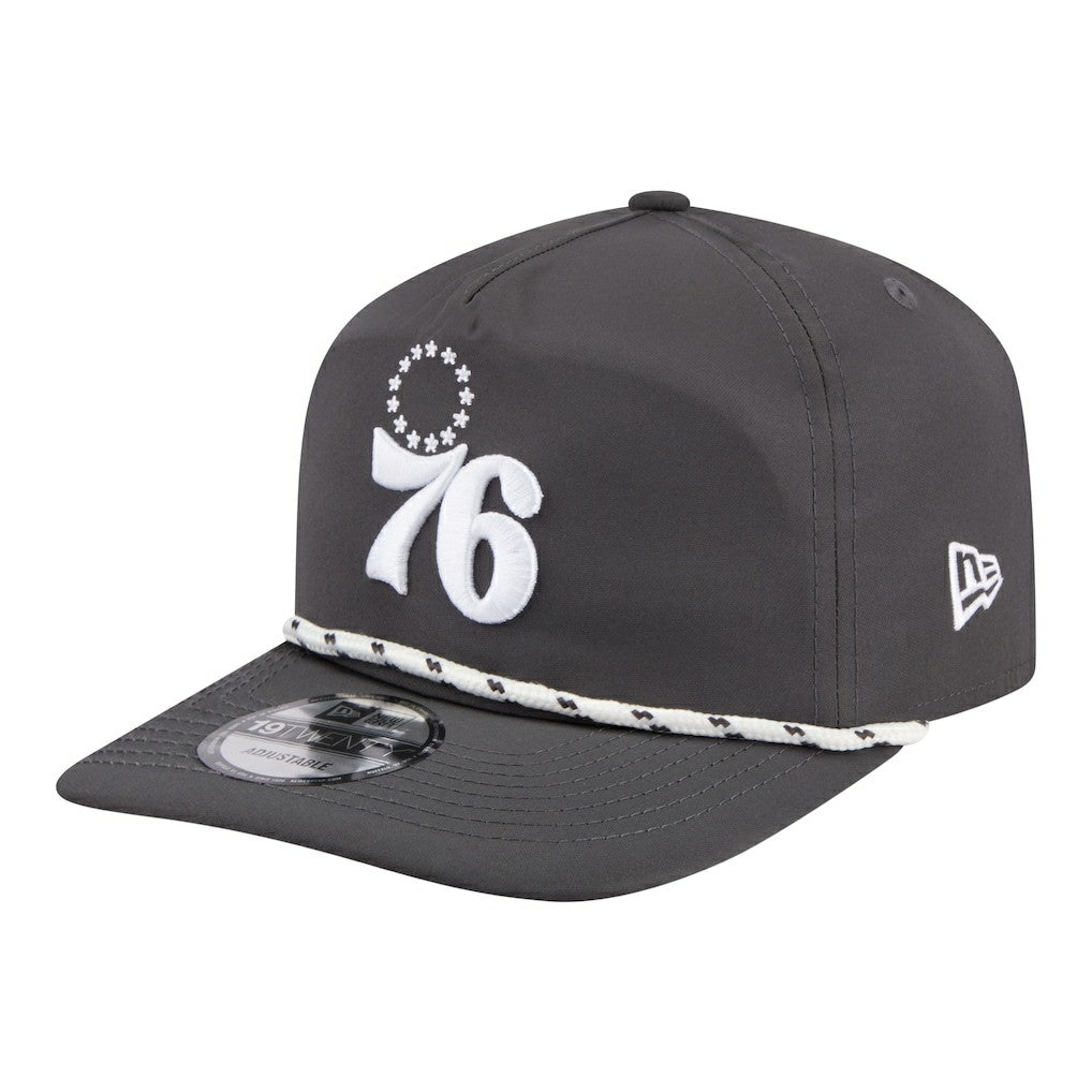 Philadelphia 76ers Tonal Rope 19TWENTY Adjustable Hat Graphite - NBA