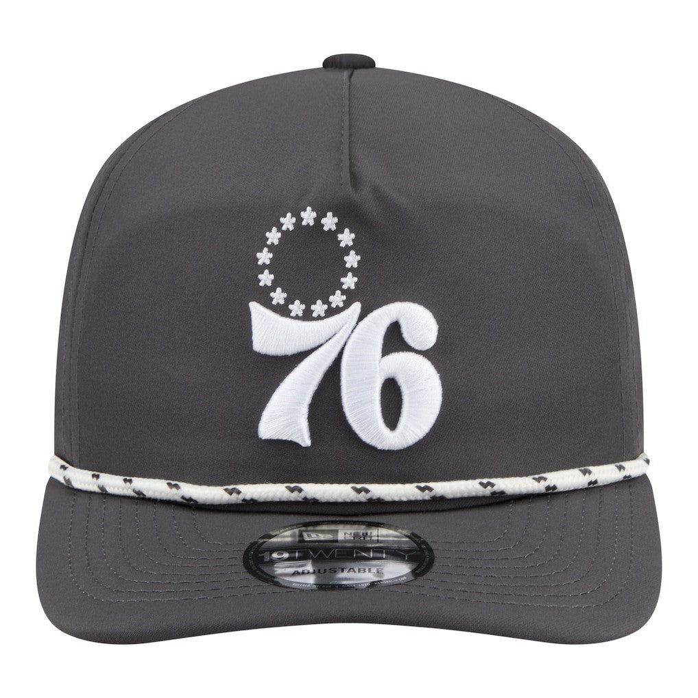 Philadelphia 76ers Tonal Rope 19TWENTY Adjustable Hat Graphite - NBA