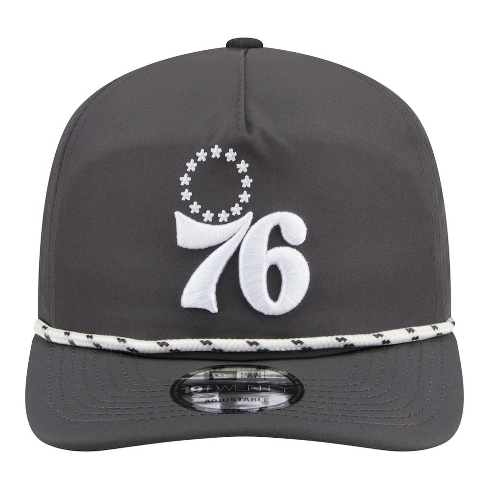 Philadelphia 76ers Tonal Rope 19TWENTY Adjustable Hat Graphite - NBA