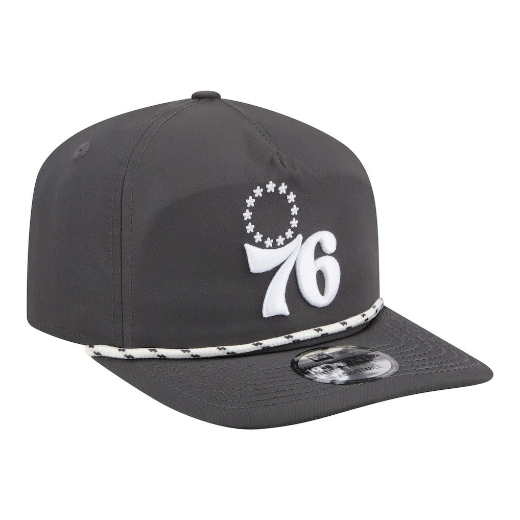 Philadelphia 76ers Tonal Rope 19TWENTY Adjustable Hat Graphite - NBA