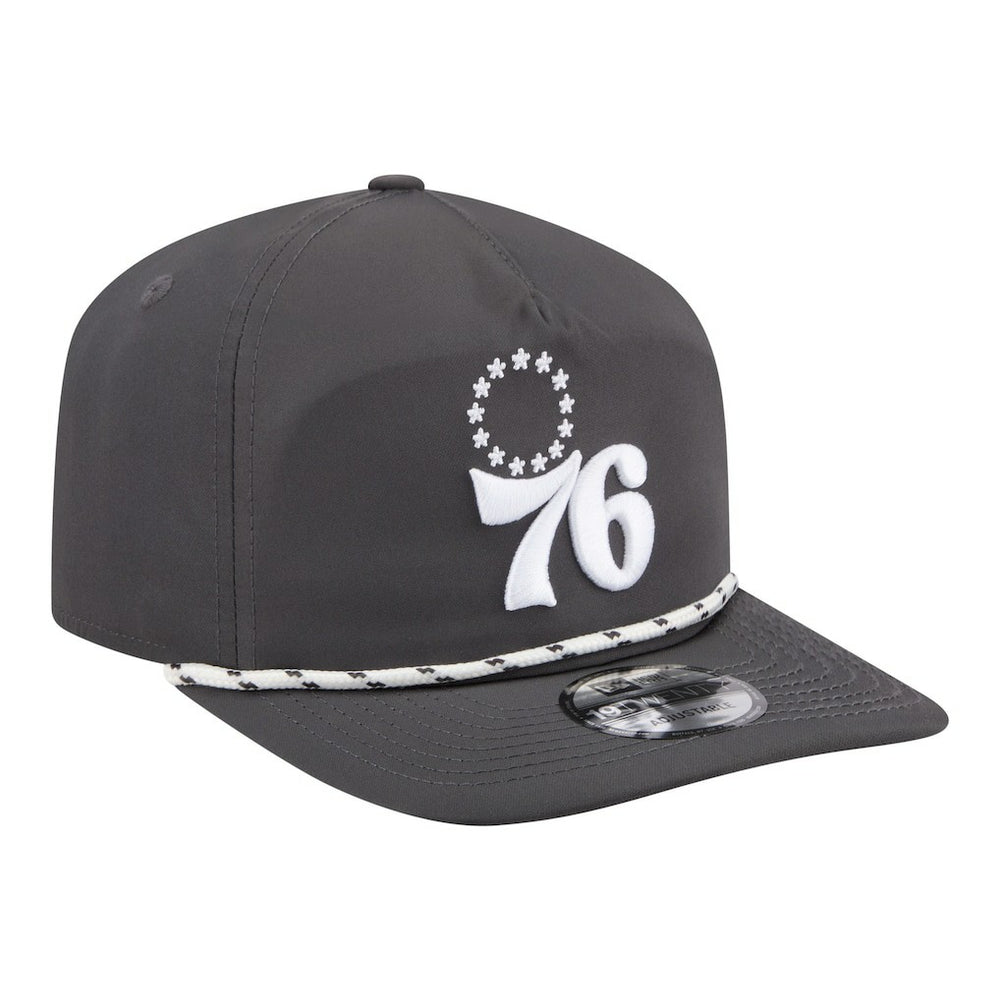Philadelphia 76ers Tonal Rope 19TWENTY Adjustable Hat Graphite - NBA