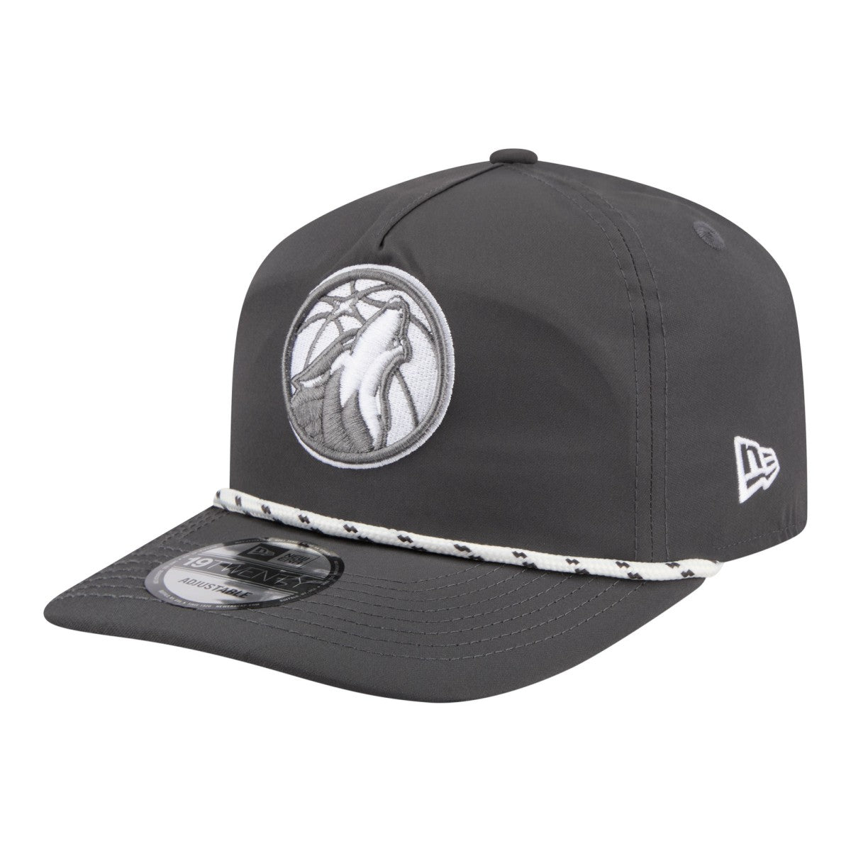 Minnesota Timberwolves Tonal Rope 19TWENTY Adjustable Hat Graphite - NBA