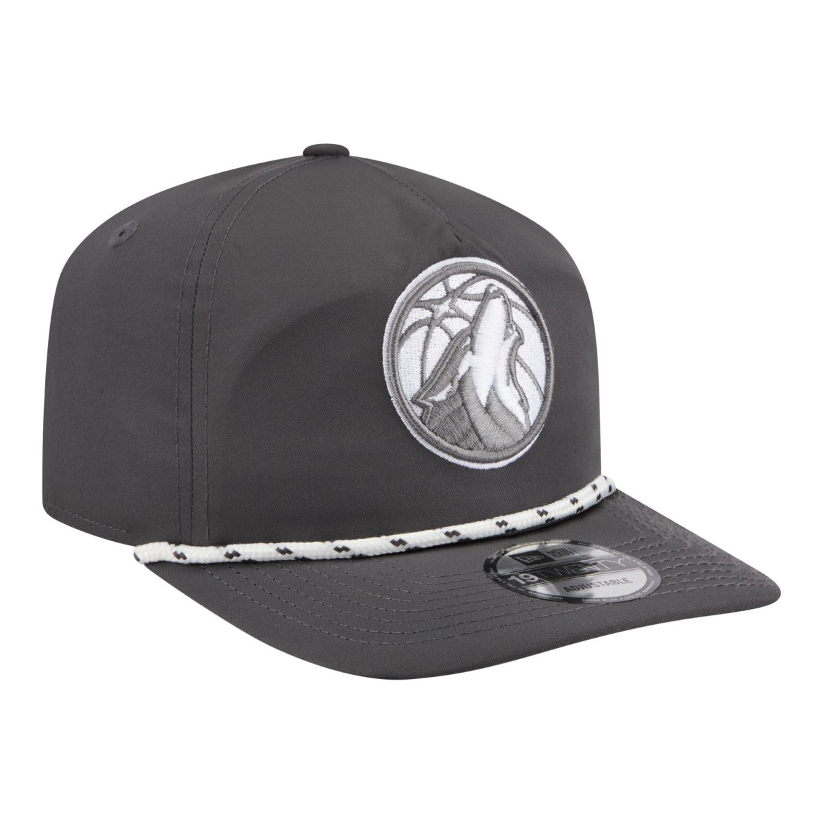 Minnesota Timberwolves Tonal Rope 19TWENTY Adjustable Hat Graphite - NBA