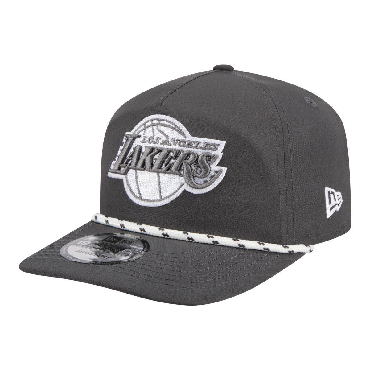 Los Angeles Lakers Tonal Rope 19TWENTY Adjustable Hat Graphite - NBA