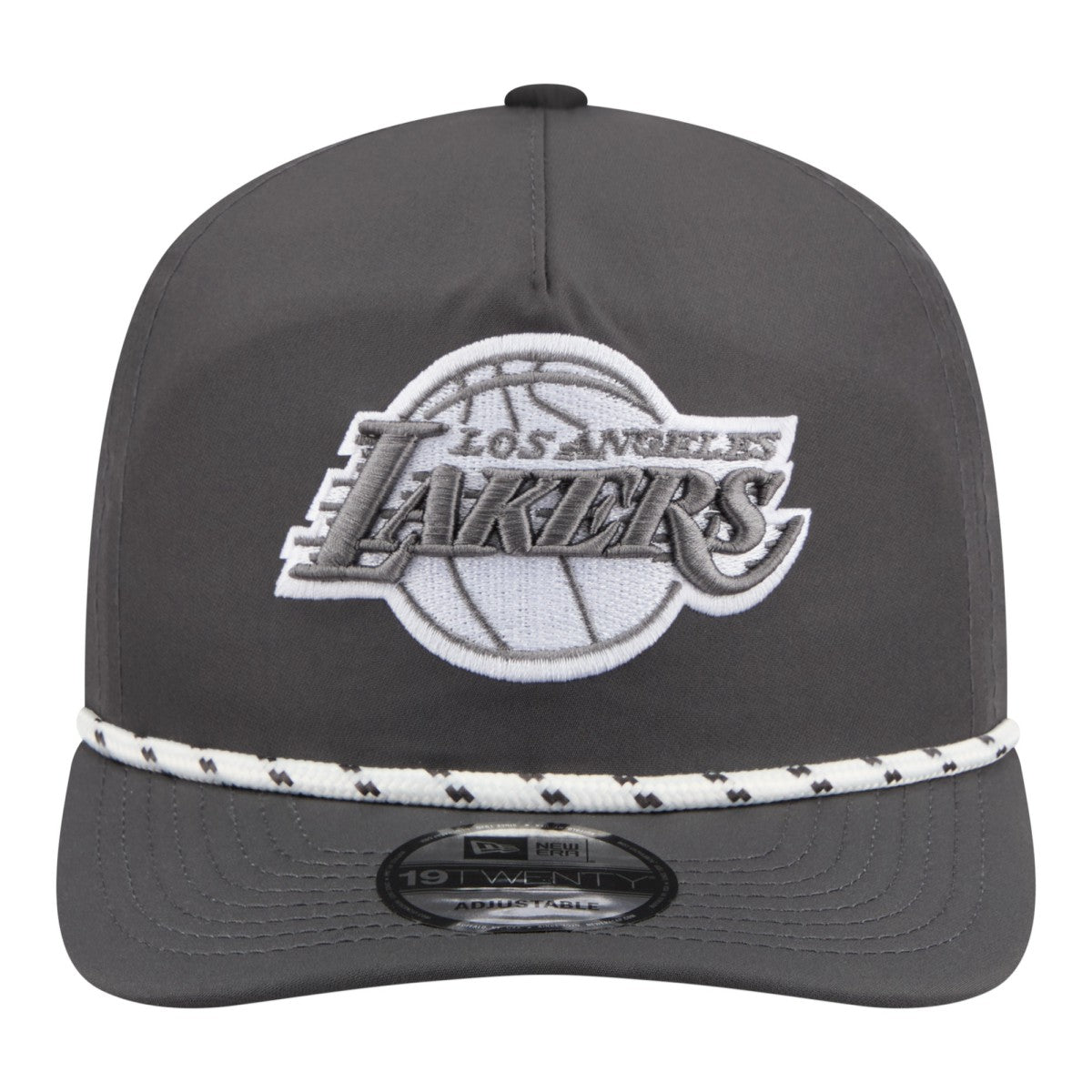 Los Angeles Lakers Tonal Rope 19TWENTY Adjustable Hat Graphite - NBA