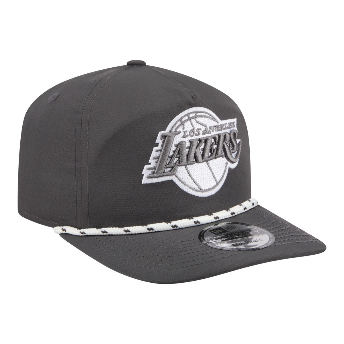 Los Angeles Lakers Tonal Rope 19TWENTY Adjustable Hat Graphite - NBA