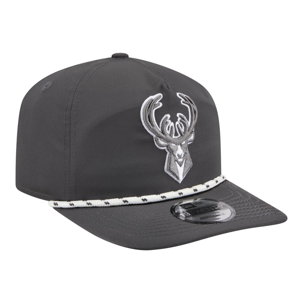 Milwaukee Bucks Tonal Rope 19TWENTY Adjustable Hat Graphite - NBA