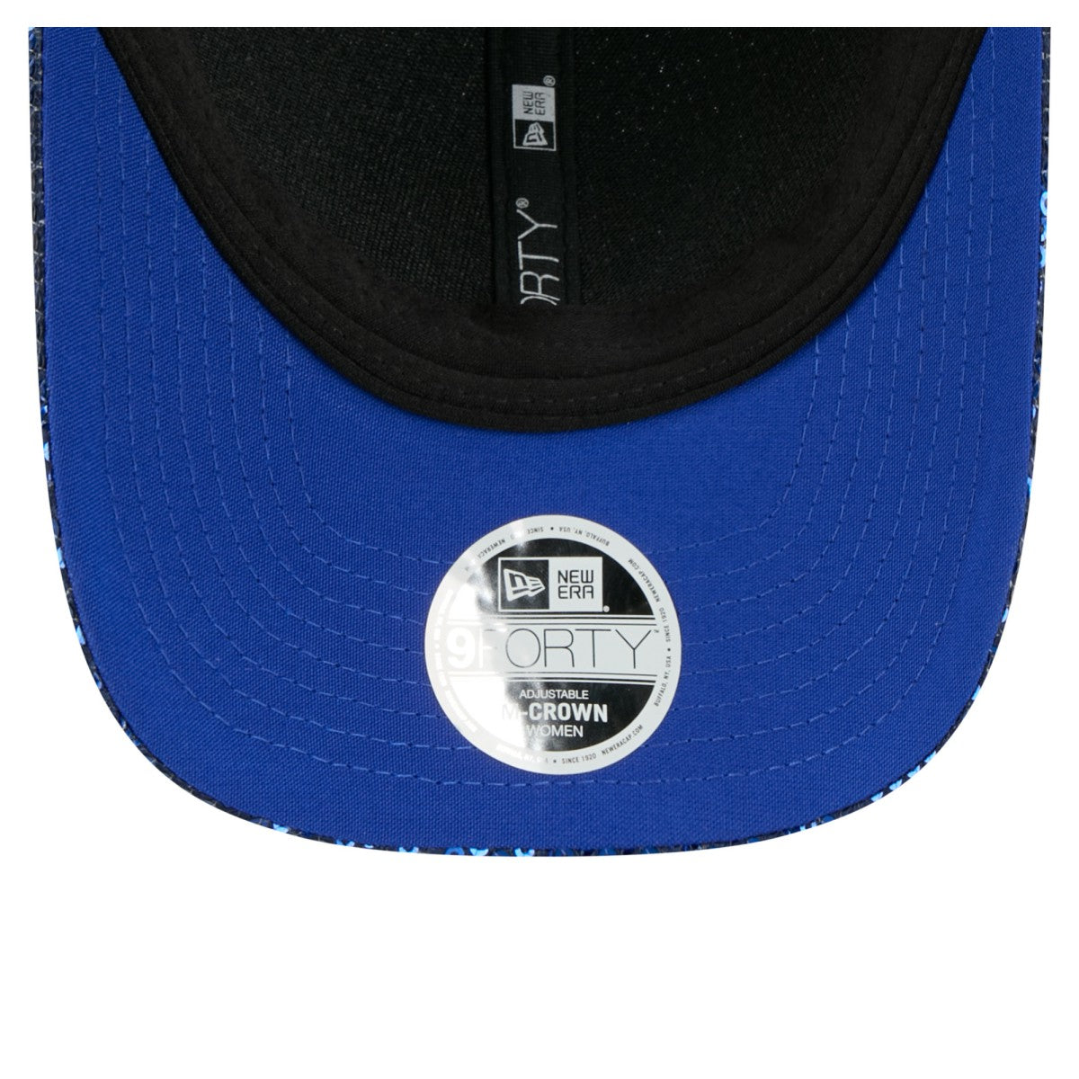 New York Knicks Women's Sequin M-Crown 9FORTY Adjustable Hat Blue - NBA