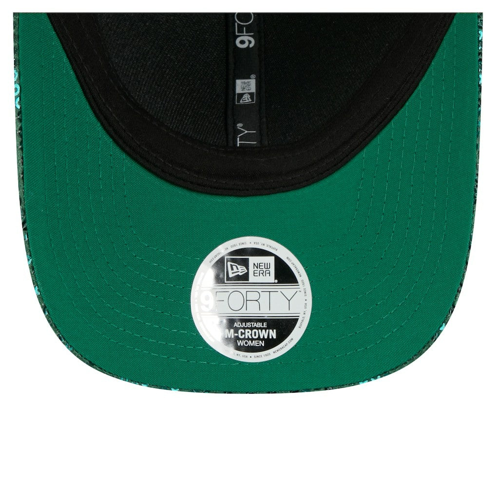 Boston Celtics Women's Sequin M-Crown 9FORTY Adjustable Hat Kelly Green - NBA
