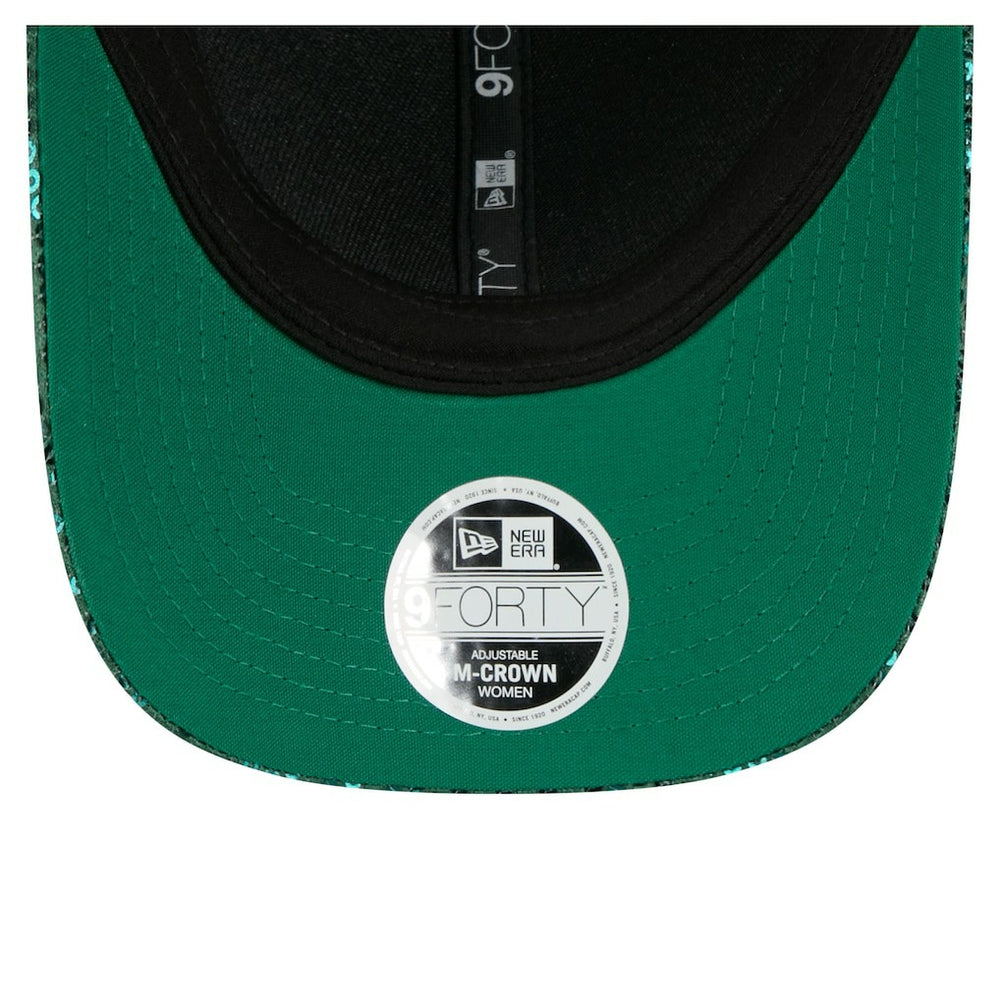 Boston Celtics Women's Sequin M-Crown 9FORTY Adjustable Hat Kelly Green - NBA