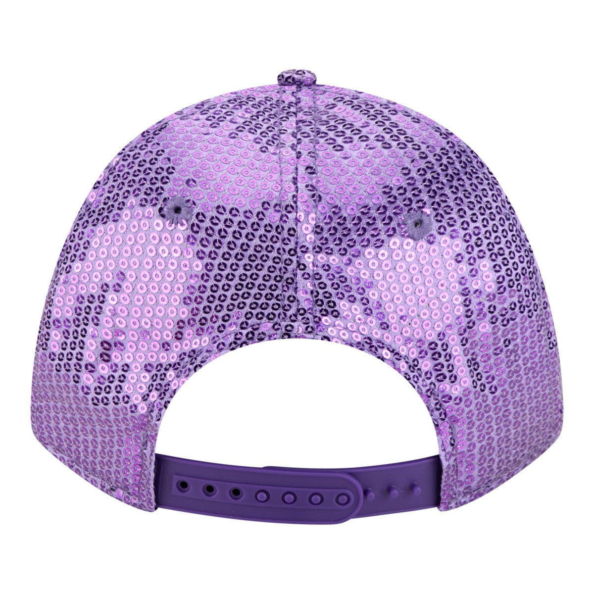 Los Angeles Lakers Women's Sequin M-Crown 9FORTY Adjustable Hat Purple - NBA