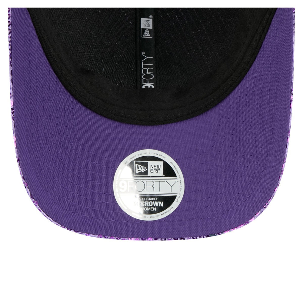 Los Angeles Lakers Women's Sequin M-Crown 9FORTY Adjustable Hat Purple - NBA