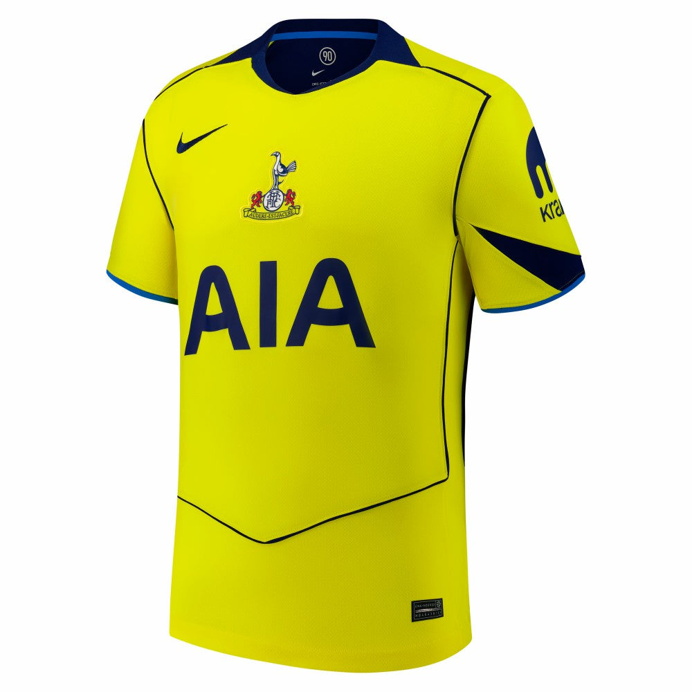 Tottenham Hotspur 2025/26 Third Replica Custom Jersey Yellow | Nike Online