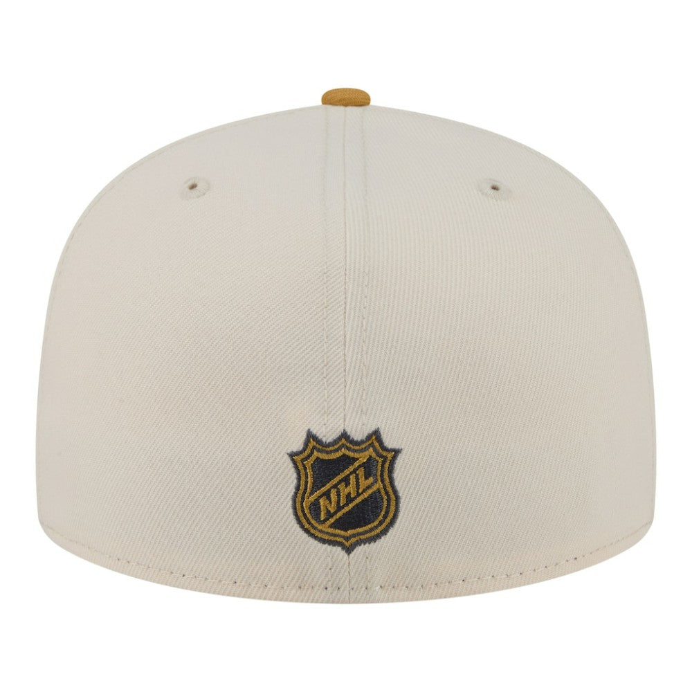 Anaheim Ducks New Era Colorpack Two-Tone 59FIFTY Fitted Hat - Cream/Tan - NHL
