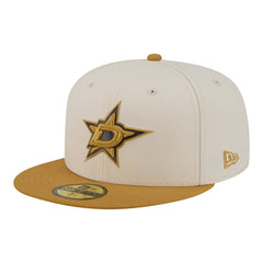 Dallas Stars New Era Colorpack Two-Tone 59FIFTY Fitted Hat - Cream/Tan - NHL