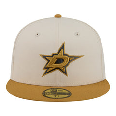Dallas Stars New Era Colorpack Two-Tone 59FIFTY Fitted Hat - Cream/Tan - NHL