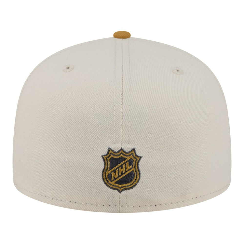 Carolina Hurricanes New Era Colorpack Two-Tone 59FIFTY Fitted Hat - Cream/Tan - NHL