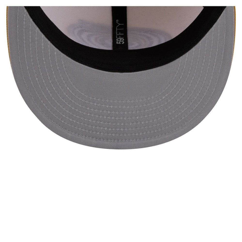 Carolina Hurricanes New Era Colorpack Two-Tone 59FIFTY Fitted Hat - Cream/Tan - NHL