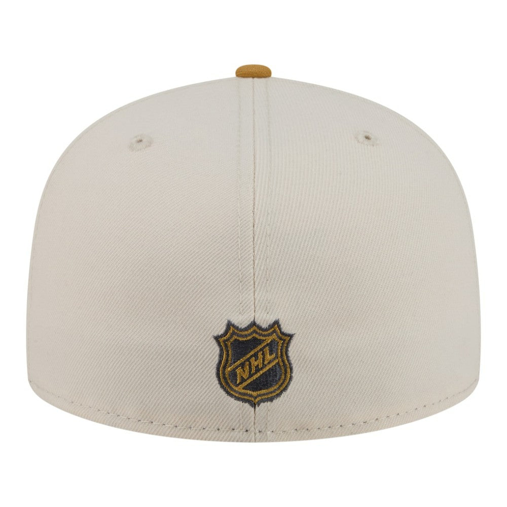 Chicago Blackhawks New Era Colorpack Two-Tone 59FIFTY Fitted Hat - Cream/Tan - NHL