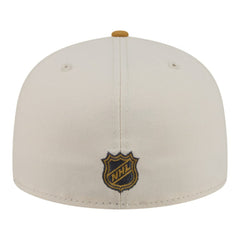 Chicago Blackhawks New Era Colorpack Two-Tone 59FIFTY Fitted Hat - Cream/Tan - NHL