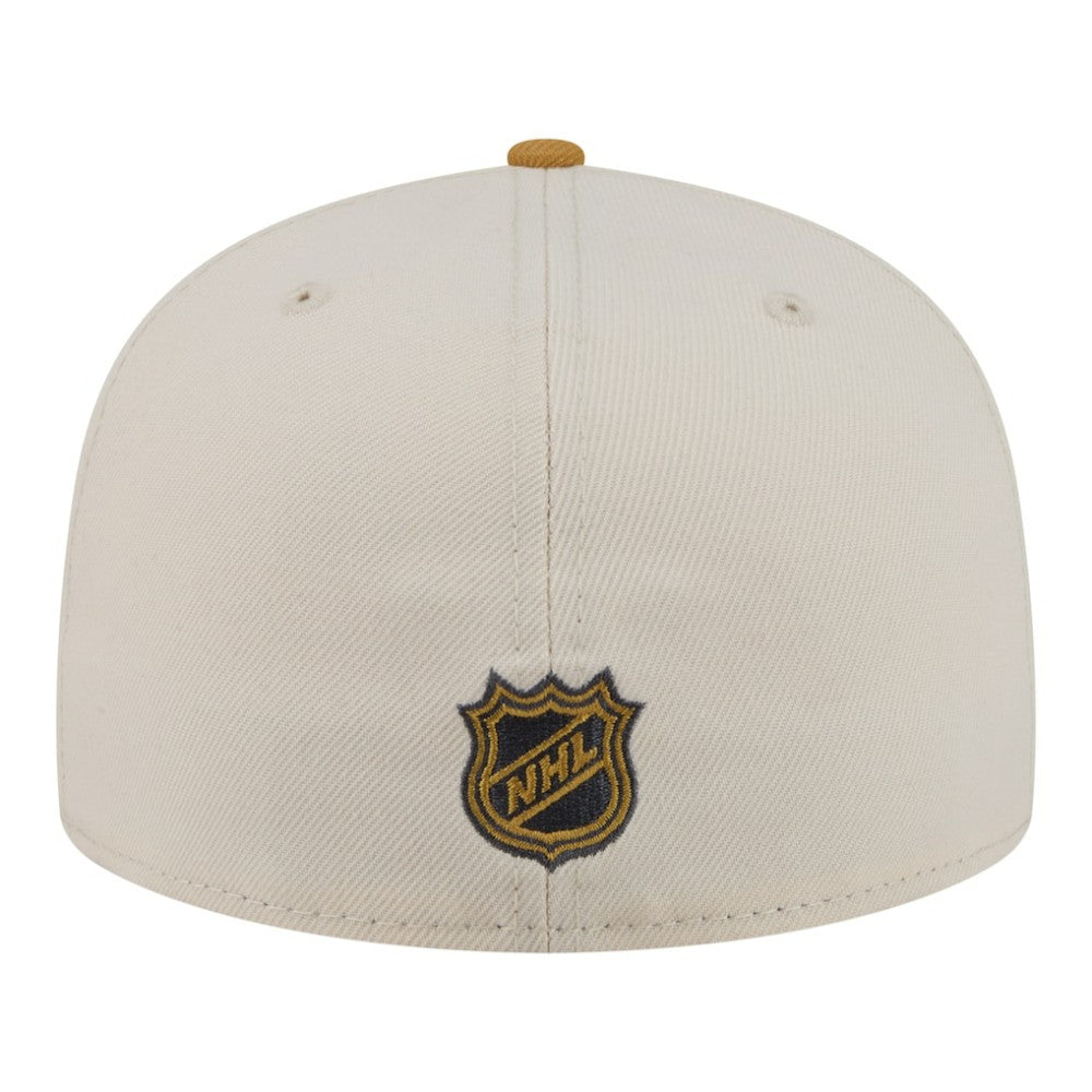San Jose Sharks New Era Colorpack Two-Tone 59FIFTY Fitted Hat - Cream/Tan - NHL
