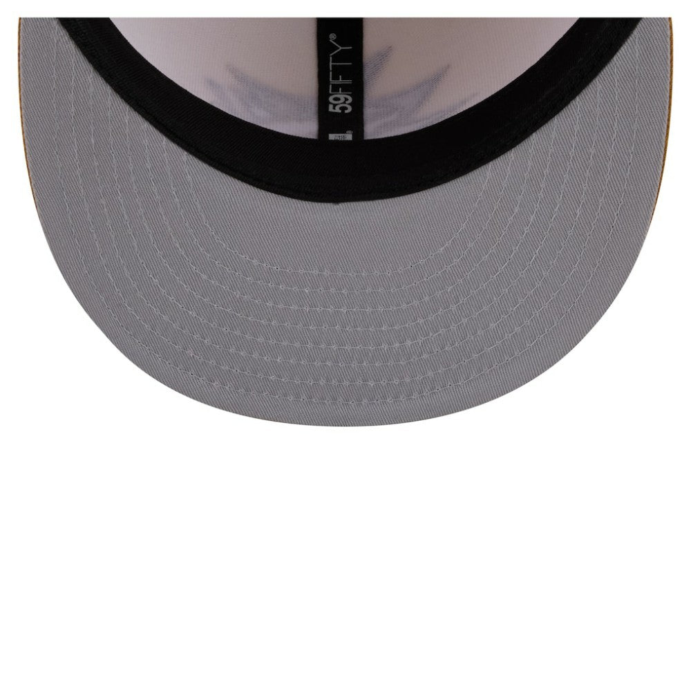 San Jose Sharks New Era Colorpack Two-Tone 59FIFTY Fitted Hat - Cream/Tan - NHL