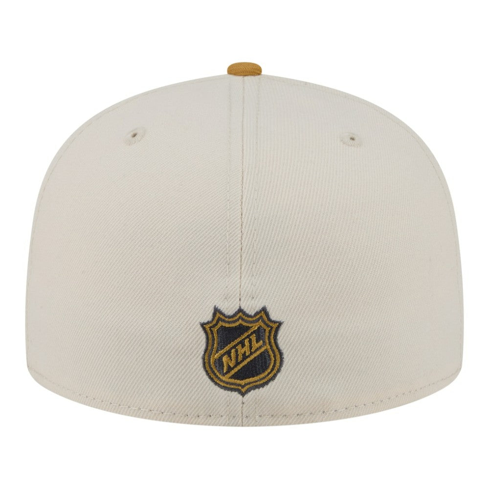 Toronto Maple Leafs New Era Colorpack Two-Tone 59FIFTY Fitted Hat - Cream/Tan - NHL