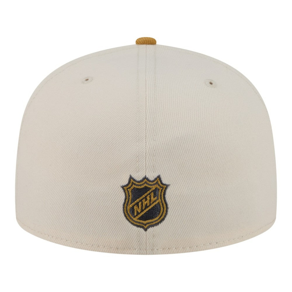 Vegas Golden Knights New Era Colorpack Two-Tone 59FIFTY Fitted Hat - Cream/Tan - NHL
