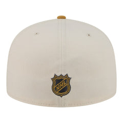 Vegas Golden Knights New Era Colorpack Two-Tone 59FIFTY Fitted Hat - Cream/Tan - NHL
