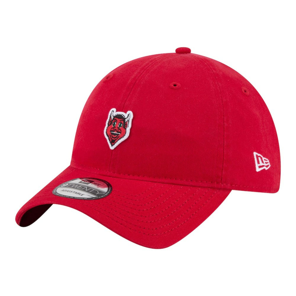 New Jersey Devils New Era Unisex Mascot Patch 9TWENTY Adjustable Hat - Red - NHL