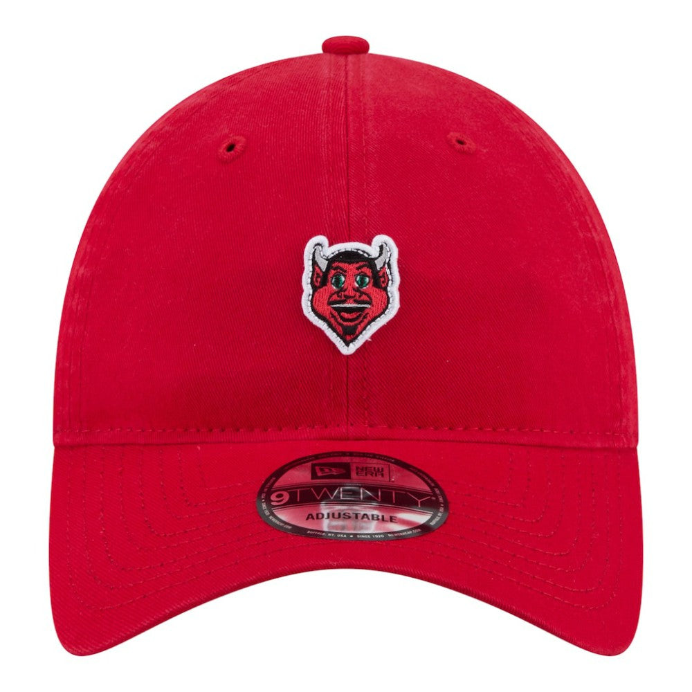New Jersey Devils New Era Unisex Mascot Patch 9TWENTY Adjustable Hat - Red - NHL
