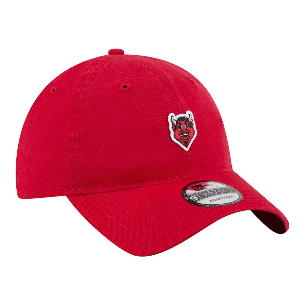 New Jersey Devils New Era Unisex Mascot Patch 9TWENTY Adjustable Hat - Red - NHL