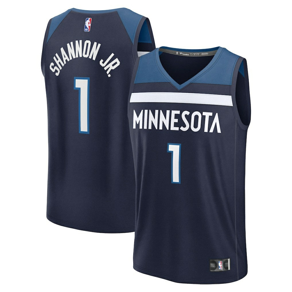 Terrence Shannon Jr. Minnesota Timberwolves Fast Break Replica Jersey Navy Icon Edition - NBA