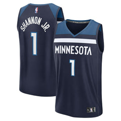 Terrence Shannon Jr. Minnesota Timberwolves Fast Break Replica Jersey Navy Icon Edition - NBA
