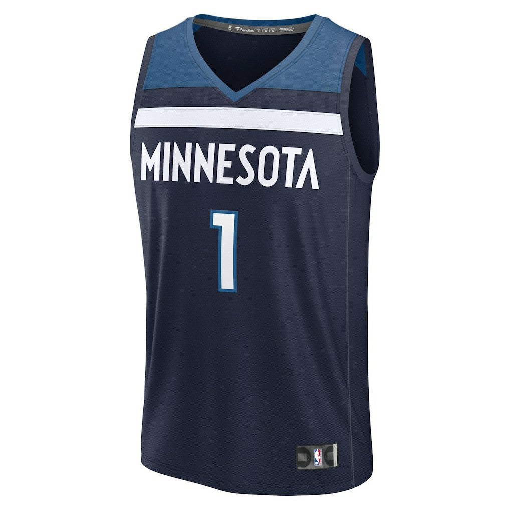 Terrence Shannon Jr. Minnesota Timberwolves Fast Break Replica Jersey Navy Icon Edition - NBA