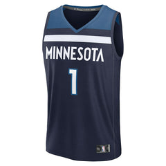 Terrence Shannon Jr. Minnesota Timberwolves Fast Break Replica Jersey Navy Icon Edition - NBA