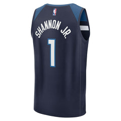 Terrence Shannon Jr. Minnesota Timberwolves Fast Break Replica Jersey Navy Icon Edition - NBA