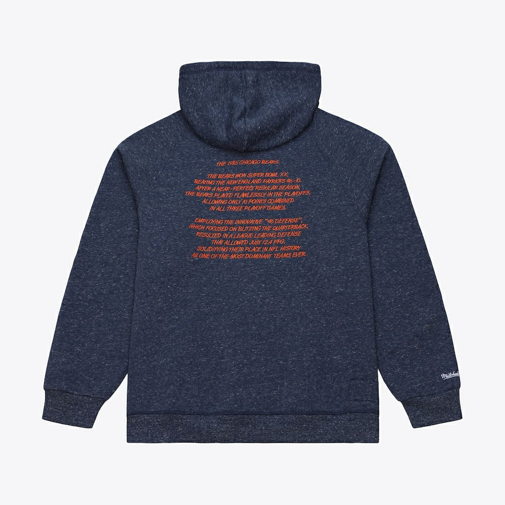Chicago Bears 1985 Super Bowl Champions Winning Streak Hoodie Navy | Mitchell & Ness