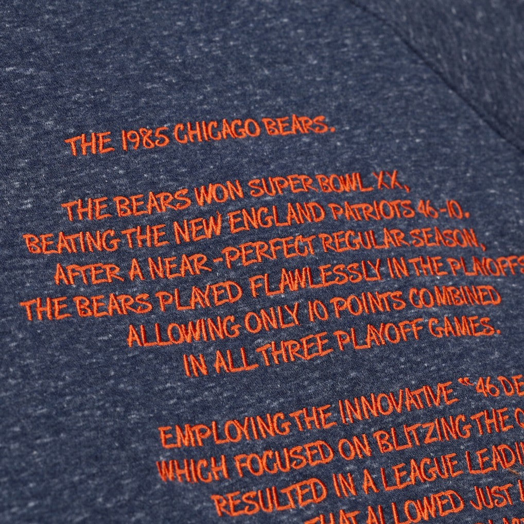 Chicago Bears 1985 Super Bowl Champions Winning Streak Hoodie Navy | Mitchell & Ness