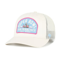 Super Bowl LX '47 Leland Adjustable Trucker Hat Natural | 47 brand