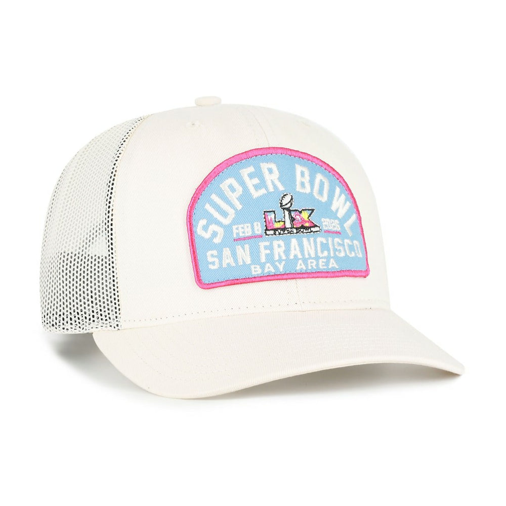 Super Bowl LX '47 Leland Adjustable Trucker Hat Natural | 47 brand