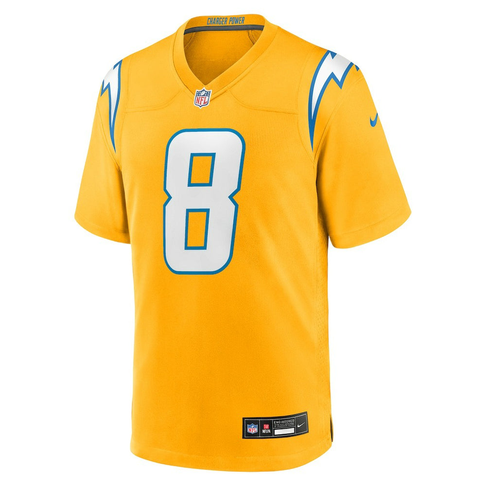 Omarion Hampton Los Angeles Chargers Alternate Charger Power Game Player Jersey Gold | Nike for Sale